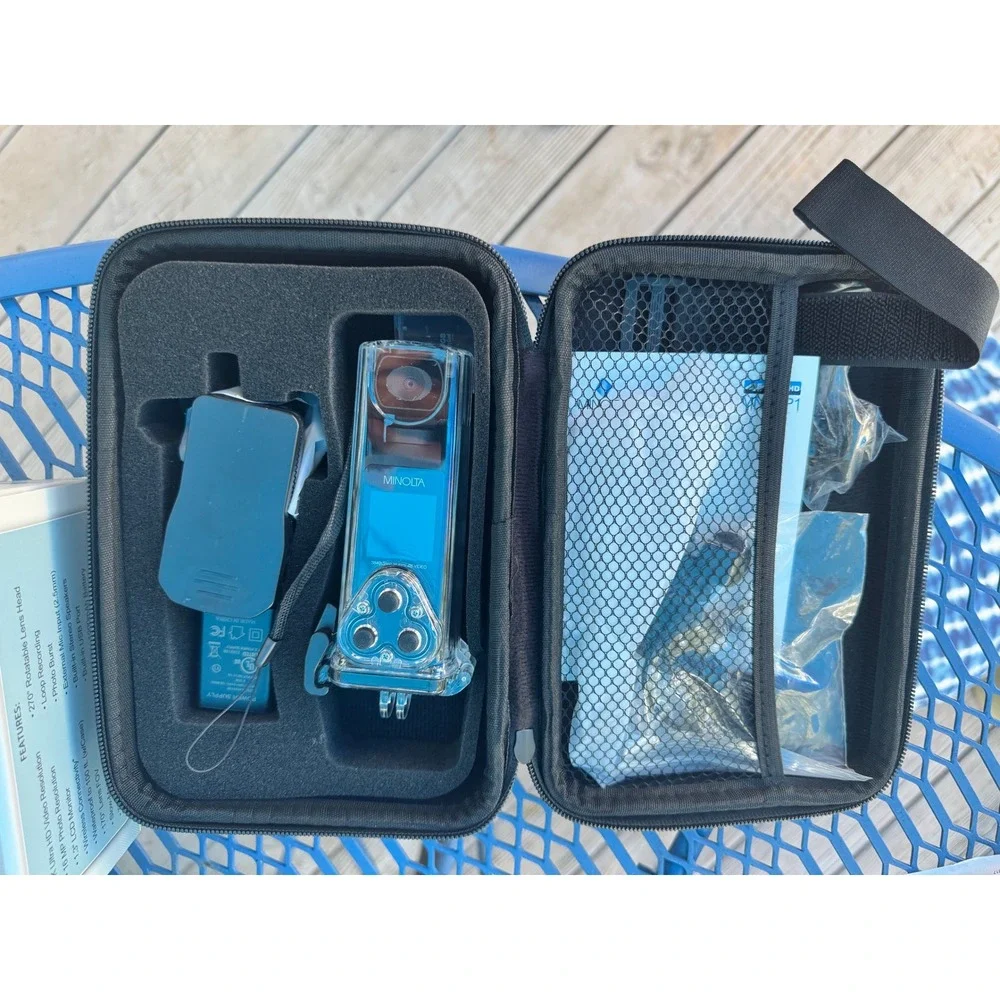 Minolta‎ MN4KP1 4K Ultra HD Action Camera 16MP WiFi Waterproof NEW in Box